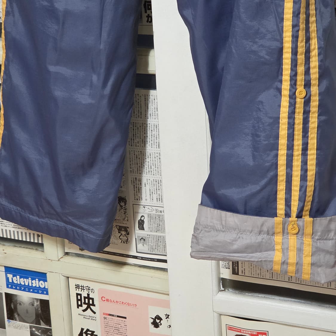 00s 아디다스 라이트블루 삼선 트레이닝 트랙팬츠 상품이미지8