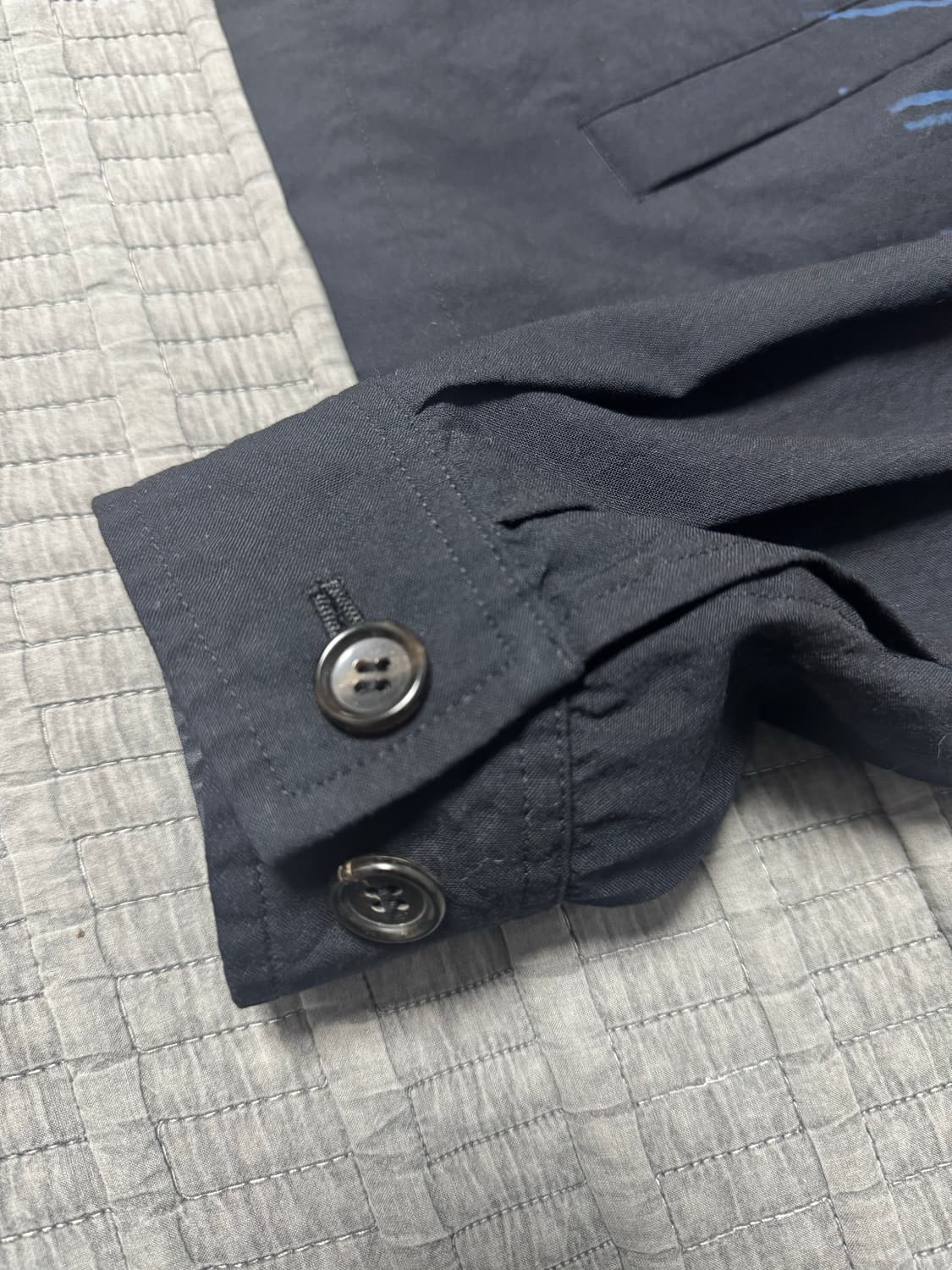 AD2000 꼼데가르송 옴므 스트라이프 셔츠 자켓 다나카 옴므 상품이미지3