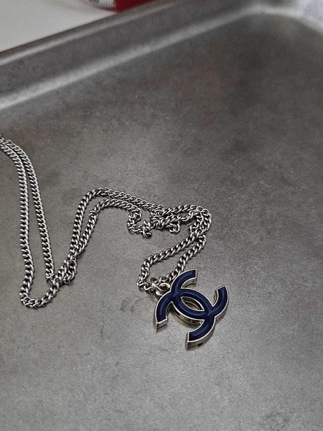 60 샤넬 빈티지 정품 목걸이 업사이클링 써지컬체인 상품이미지1