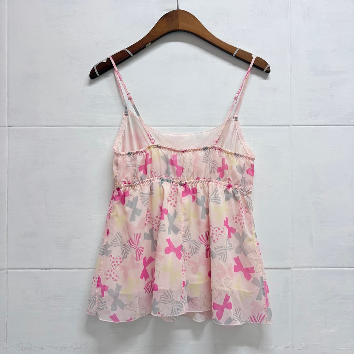 Triumph 리본 레이스 슬리브리스 나시 M JPN 상품이미지3