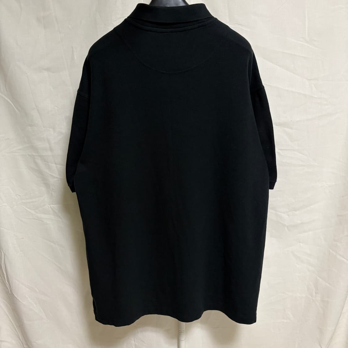 나이키 블랙 스우시 로고 반팔 카라티 / 블랙, XL 상품이미지8