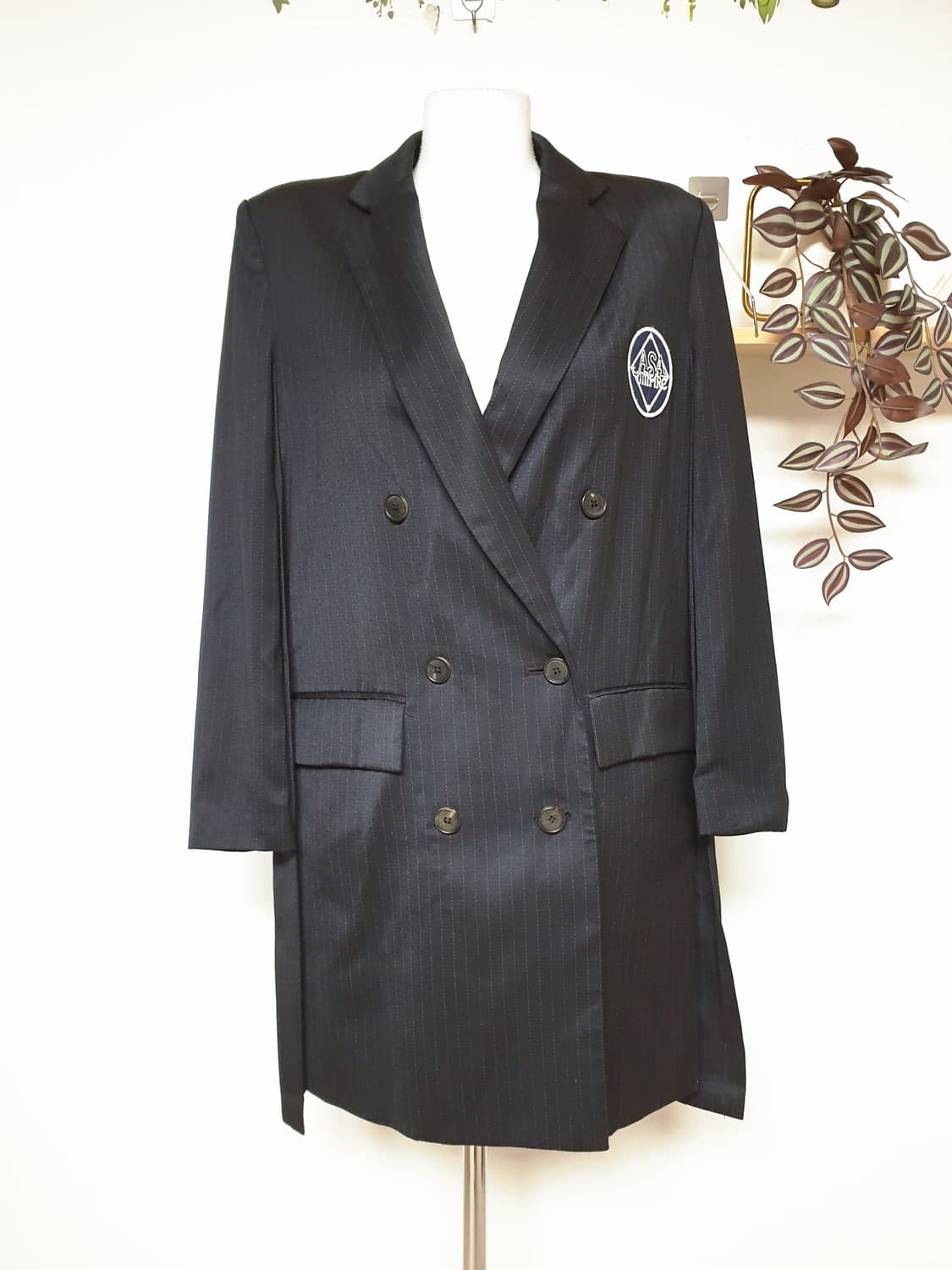 톰보이 오버핏 울자켓 44 55 블레이저 그레이 상품이미지2