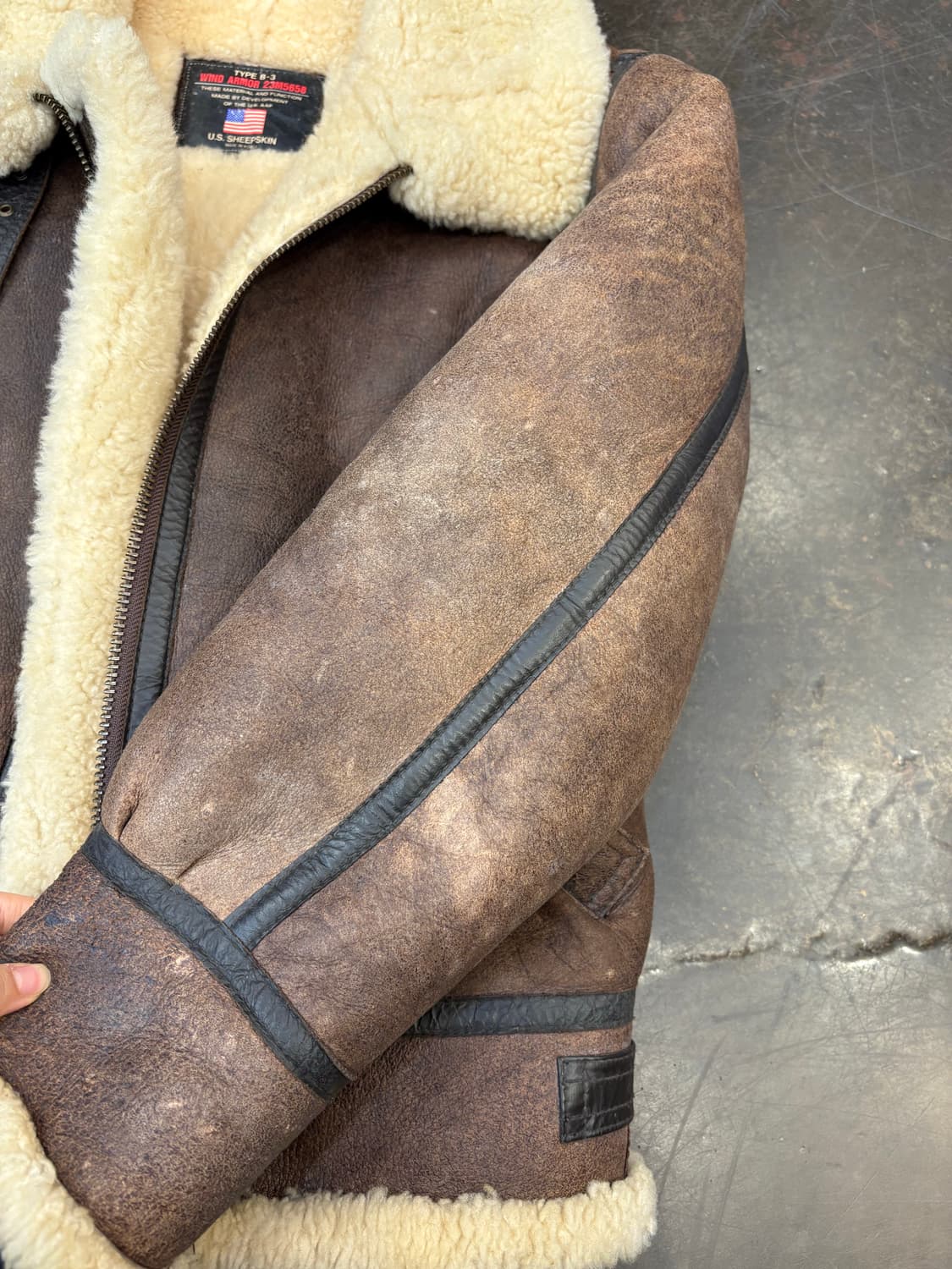 Wind armor b3 무스탕 상품이미지7