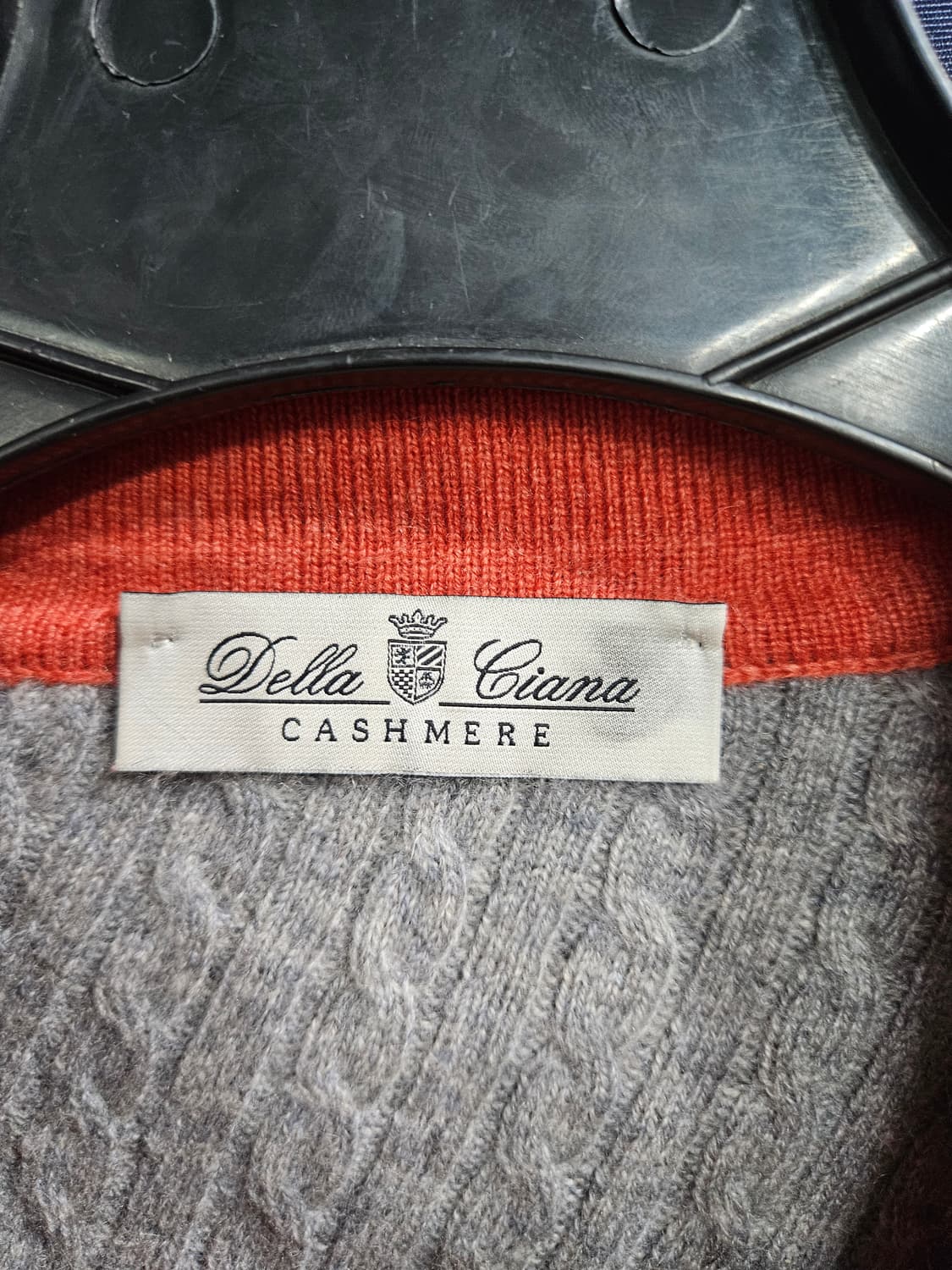 델라시아나 남성 100 캐시미어 100% 카라니트  상품이미지3