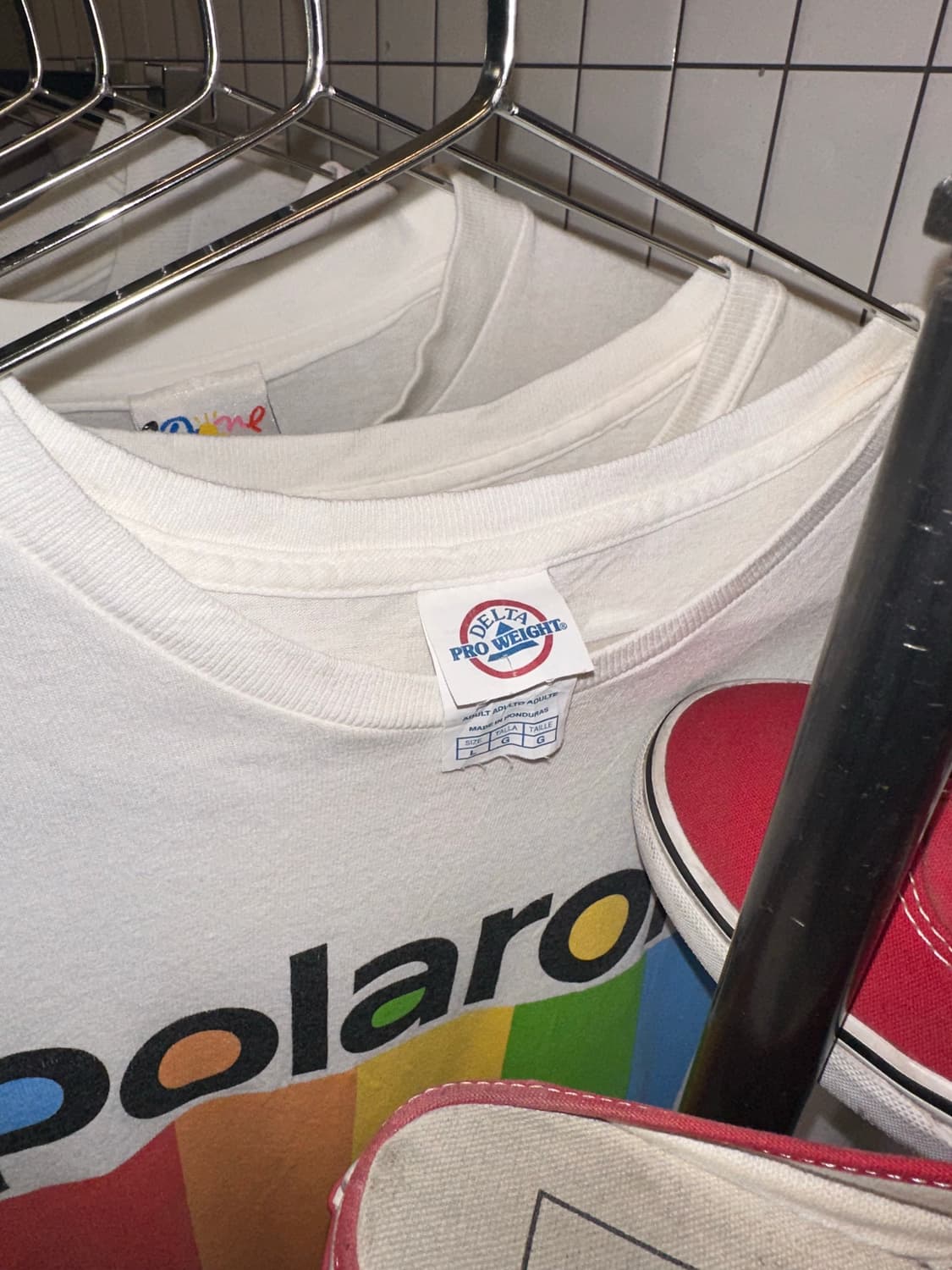 00’s Delta Polaroid logo print cotton T 상품이미지9
