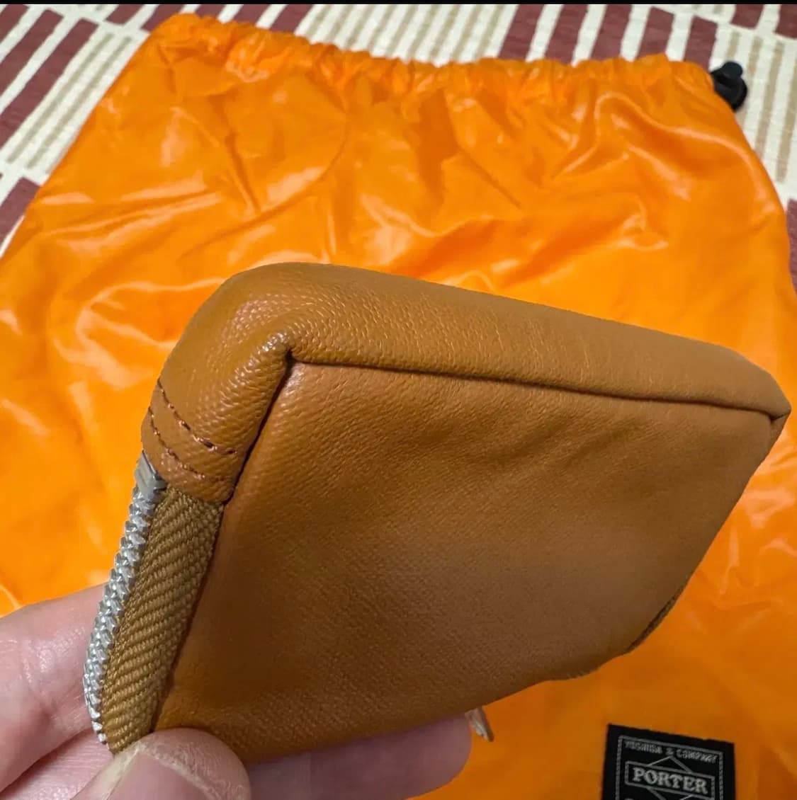 요시다 포터 프리스타일 멀티 코인 케이스 카멜 색상 상품이미지7