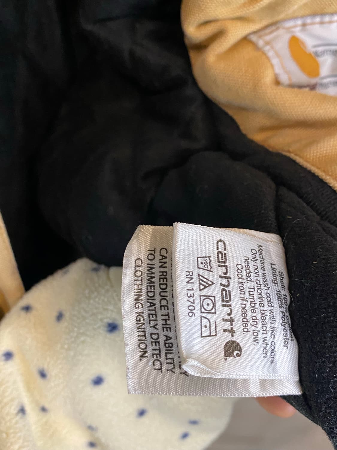 칼하트 덕액티브자켓 xs 상품이미지7