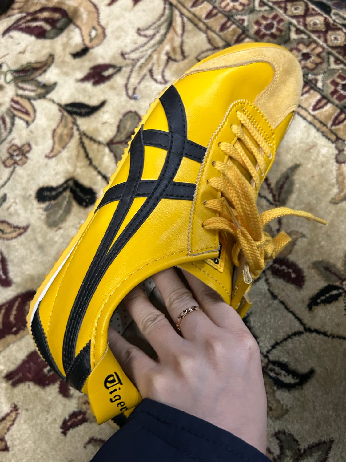 오니츠카타이거 멕시코66 옐로우 블랙 260 상품이미지7