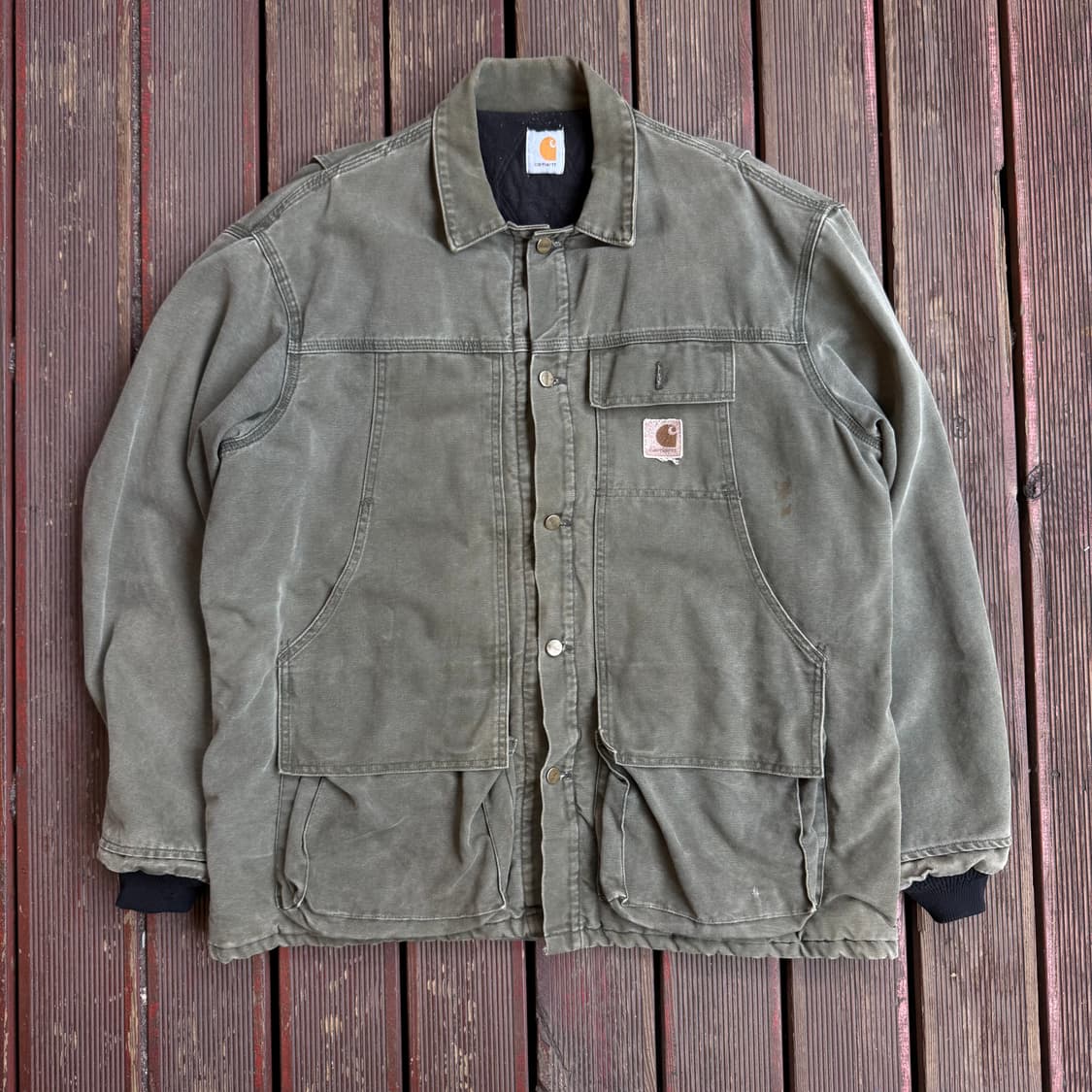 칼하트 카키 트레디셔널 자켓 상품이미지1