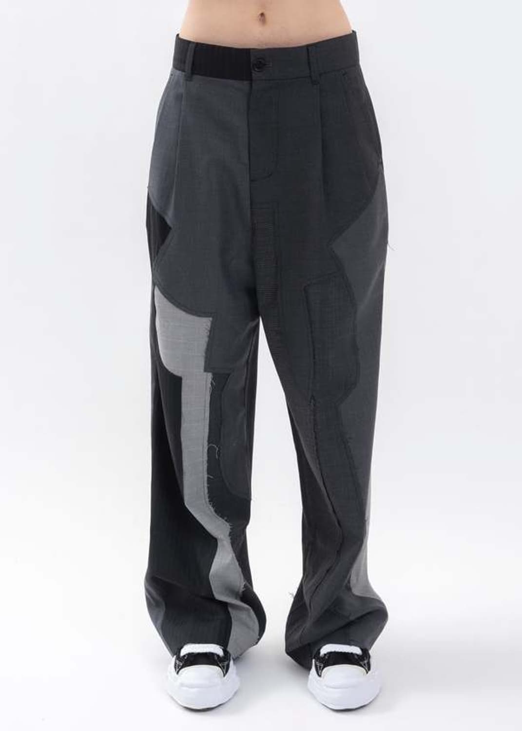 펑첸왕 패치워크 트라우저 상품이미지1