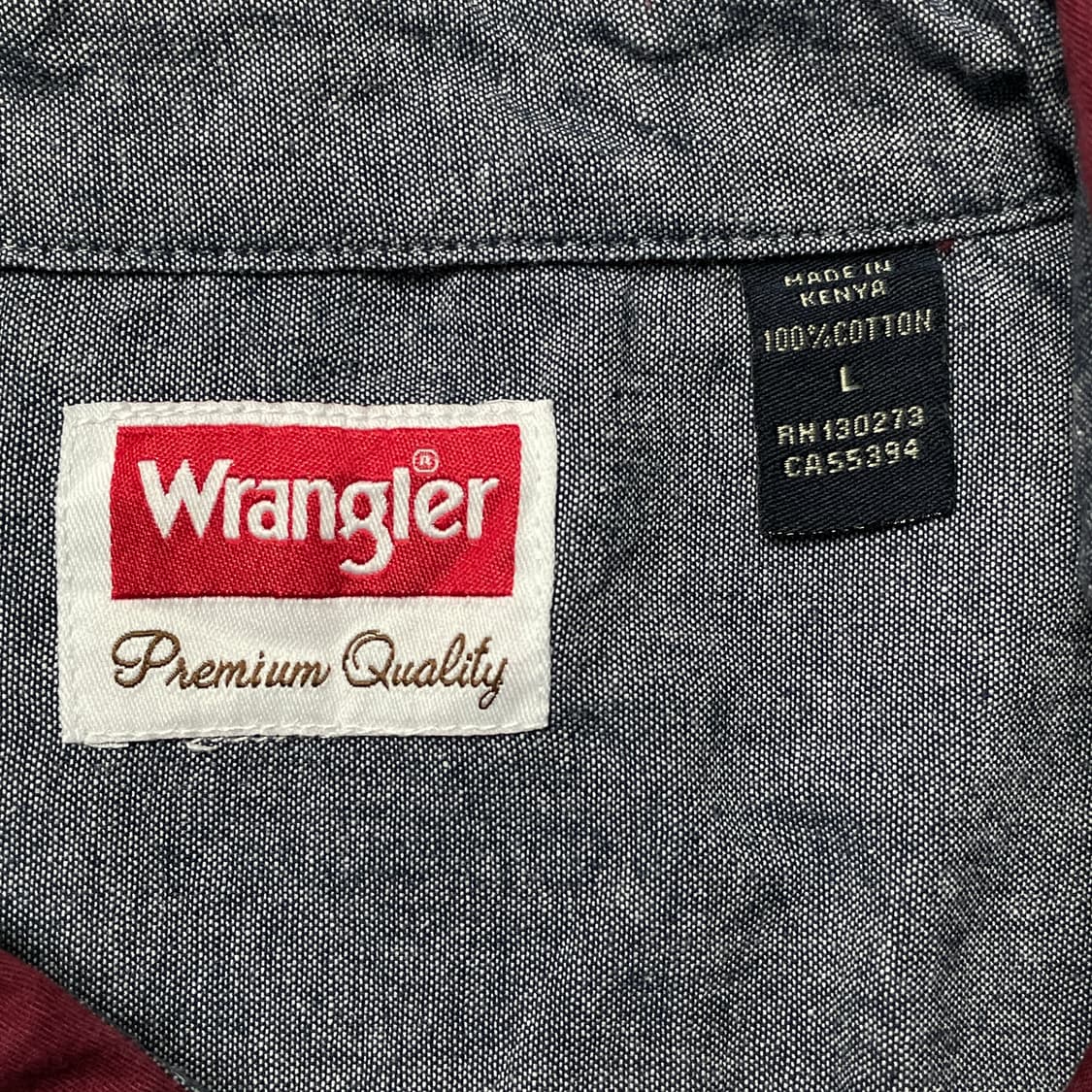 WRANGLER 랭글러 빈티지 와인 플랩포켓 반팔 워크셔츠 A00988 상품이미지9