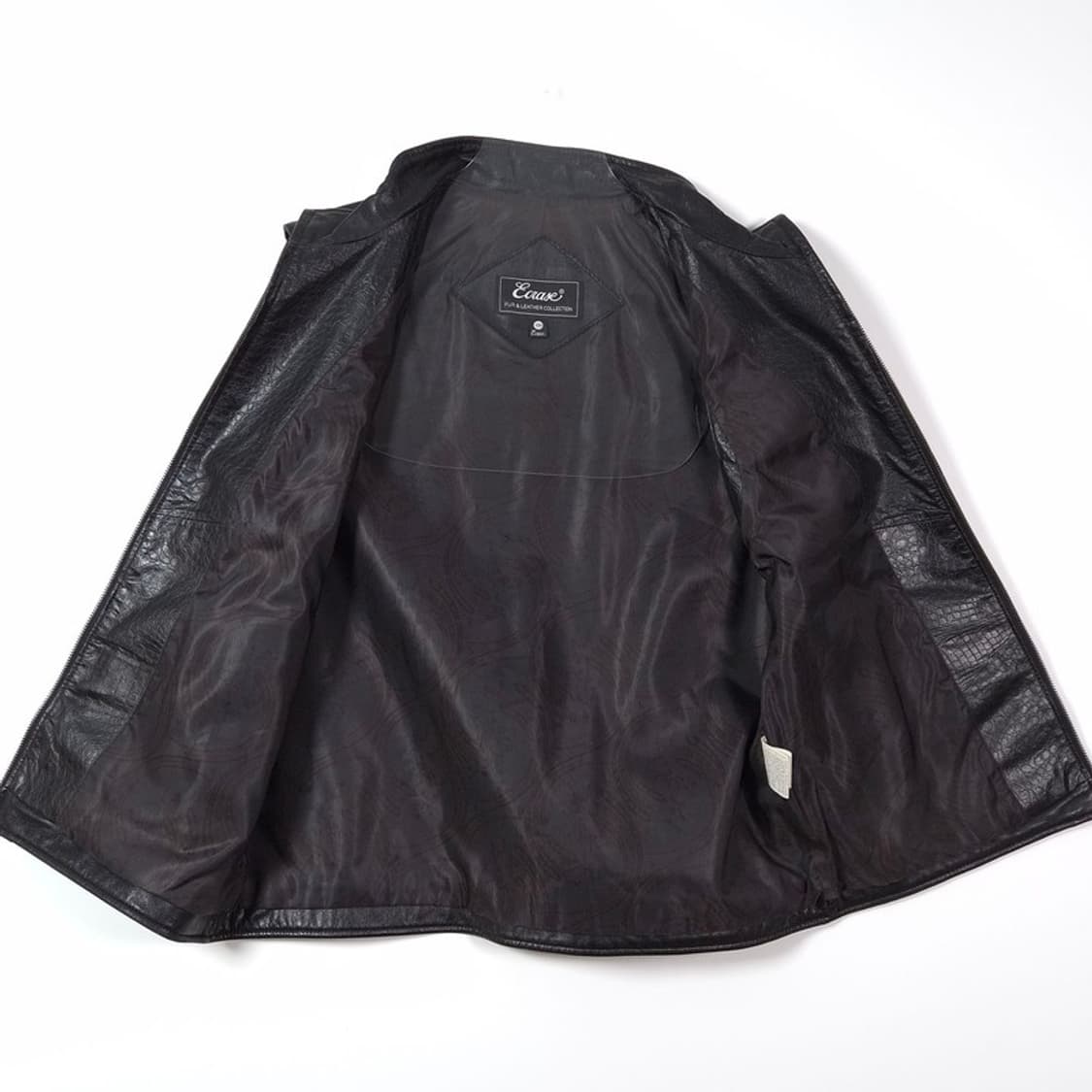 에크라제 리얼 램스킨 피그스킨 레더 지퍼 베스트 L 상품이미지5