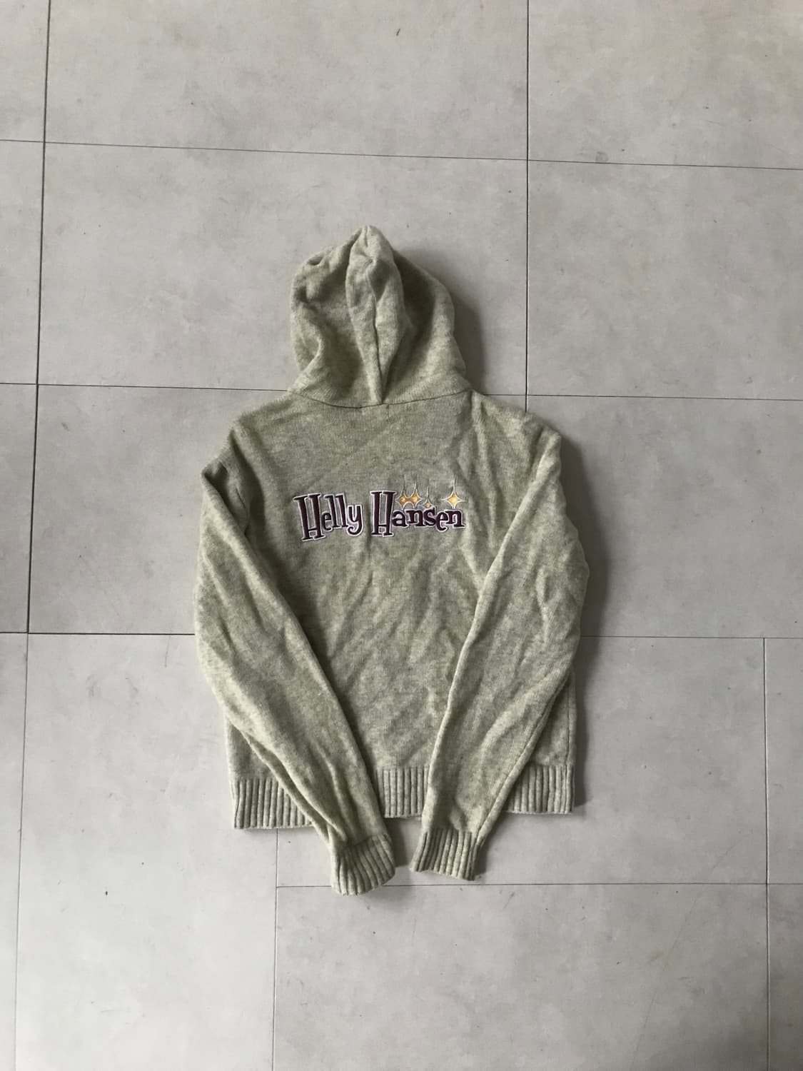 헨리한센 오트밀 니트집업 상품이미지7