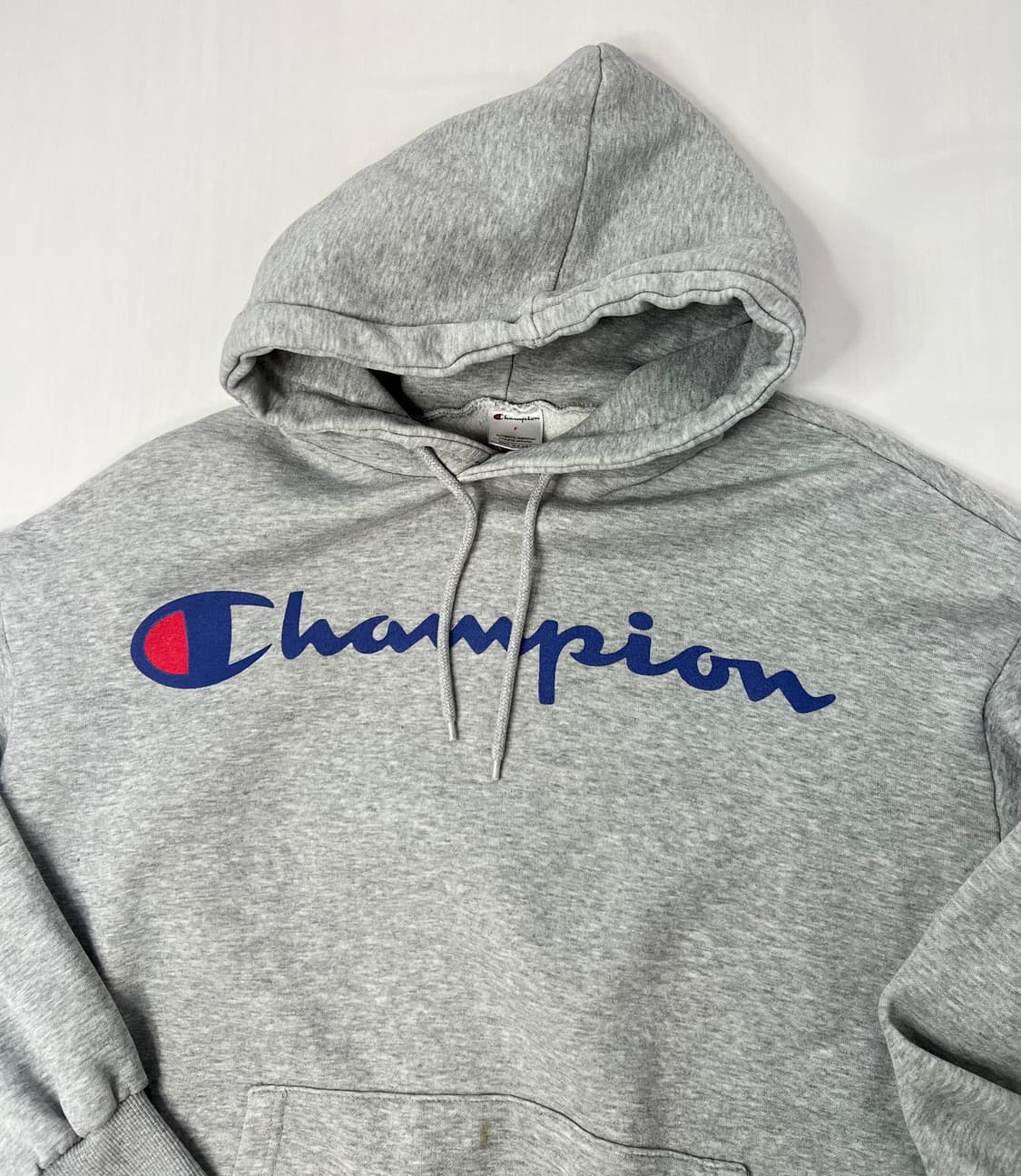 챔피온 기모 후드티 회색 상품이미지2