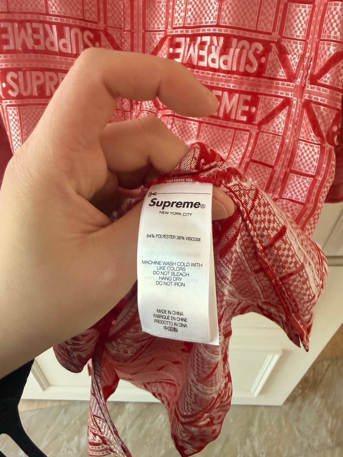 2024  Supreme Tray Jacquard S/S Shirt 상품이미지5