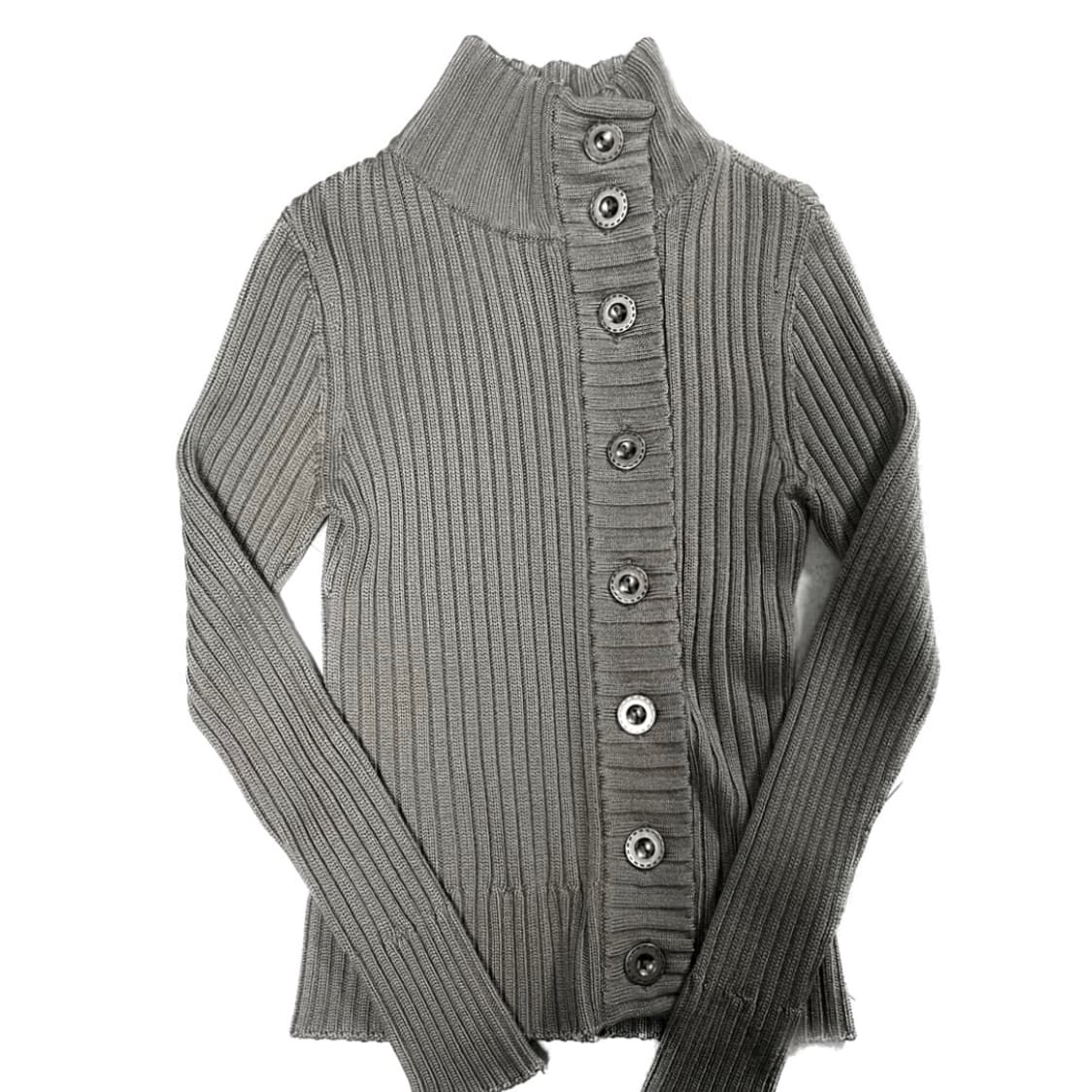 빈티지 왕단추 니트 집업 상품이미지1