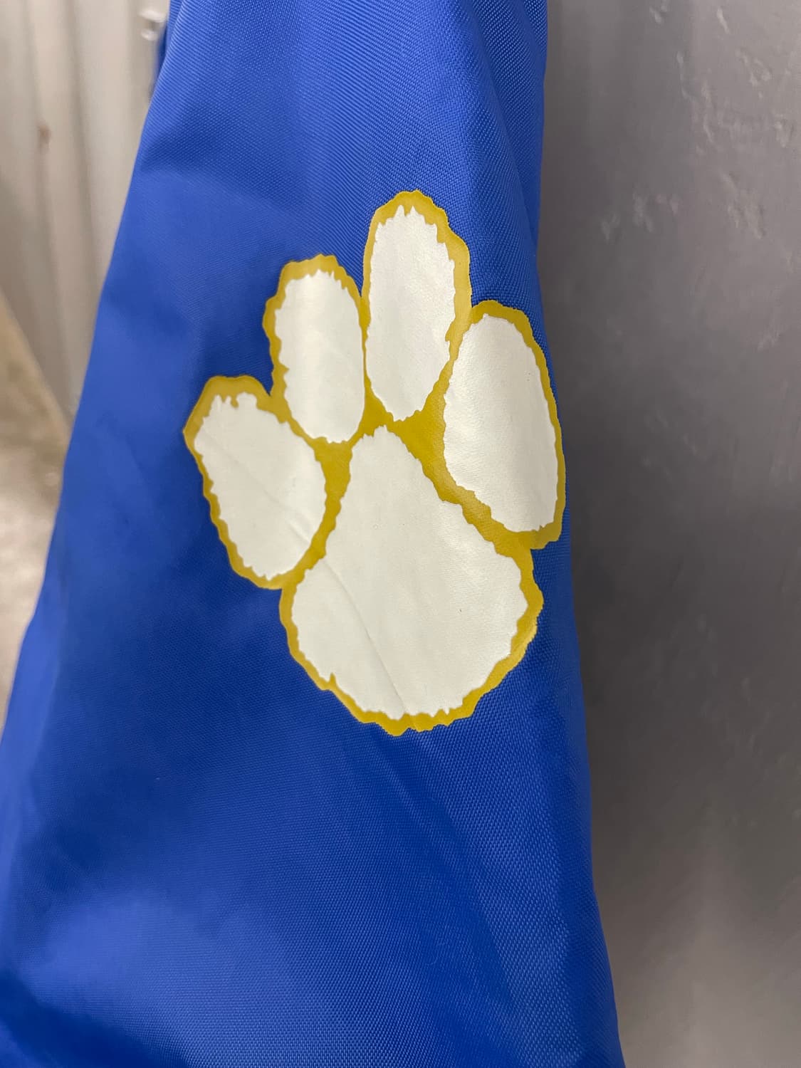 90s USA 나일론 바시티 자켓 블루 XL 상품이미지5