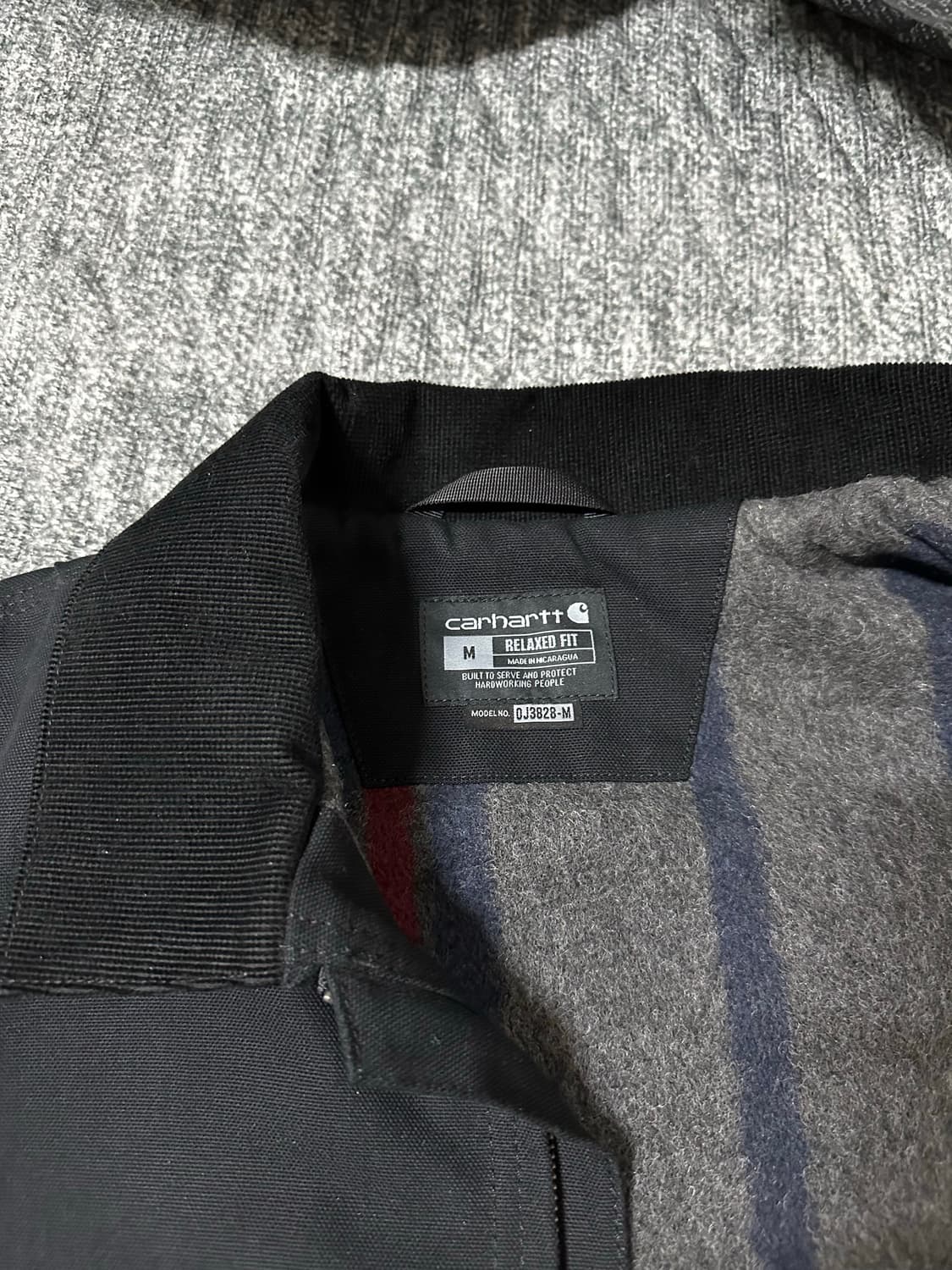 칼하트 블랙 워크 자켓 M 상품이미지4