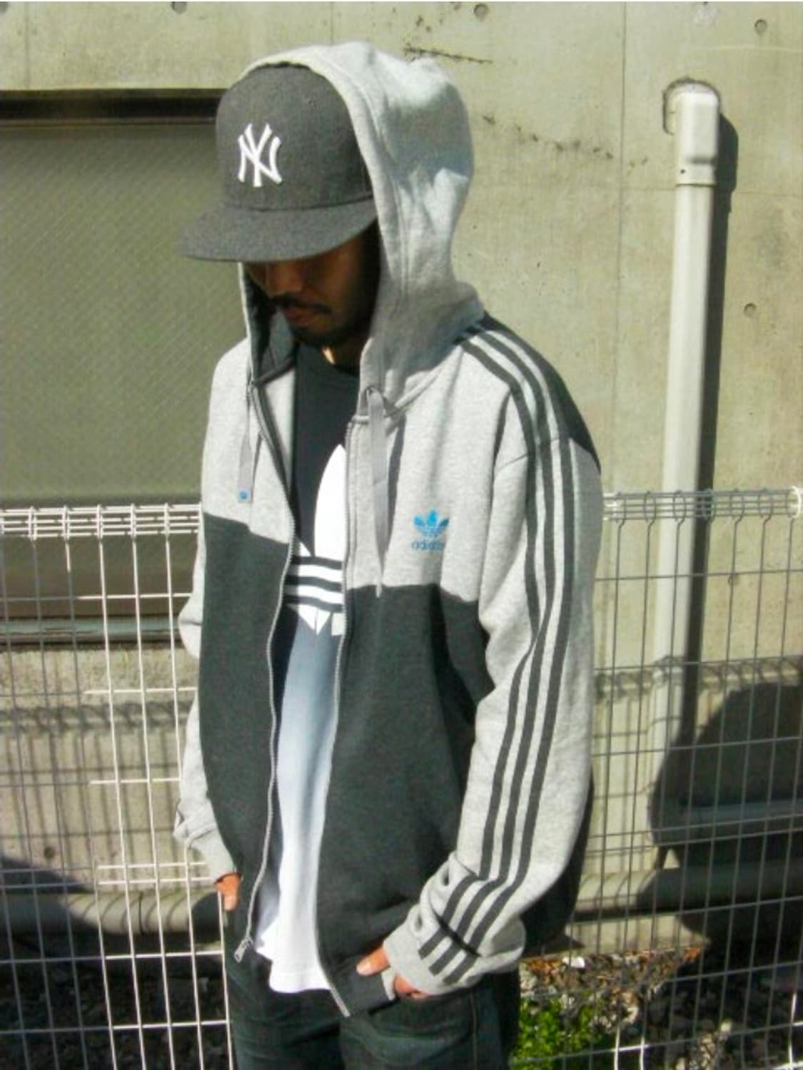 아디다스(Adidas) 파이어버드 컬러블럭 후드집업 M 상품이미지1