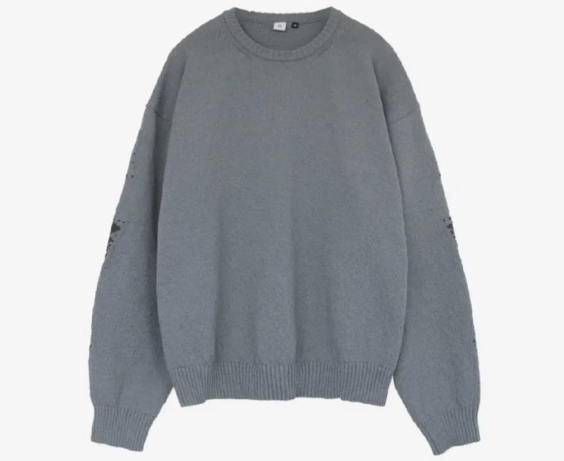 폴리테루 루즈드 니트 에스닉 슬리브 제이드 4 상품이미지1