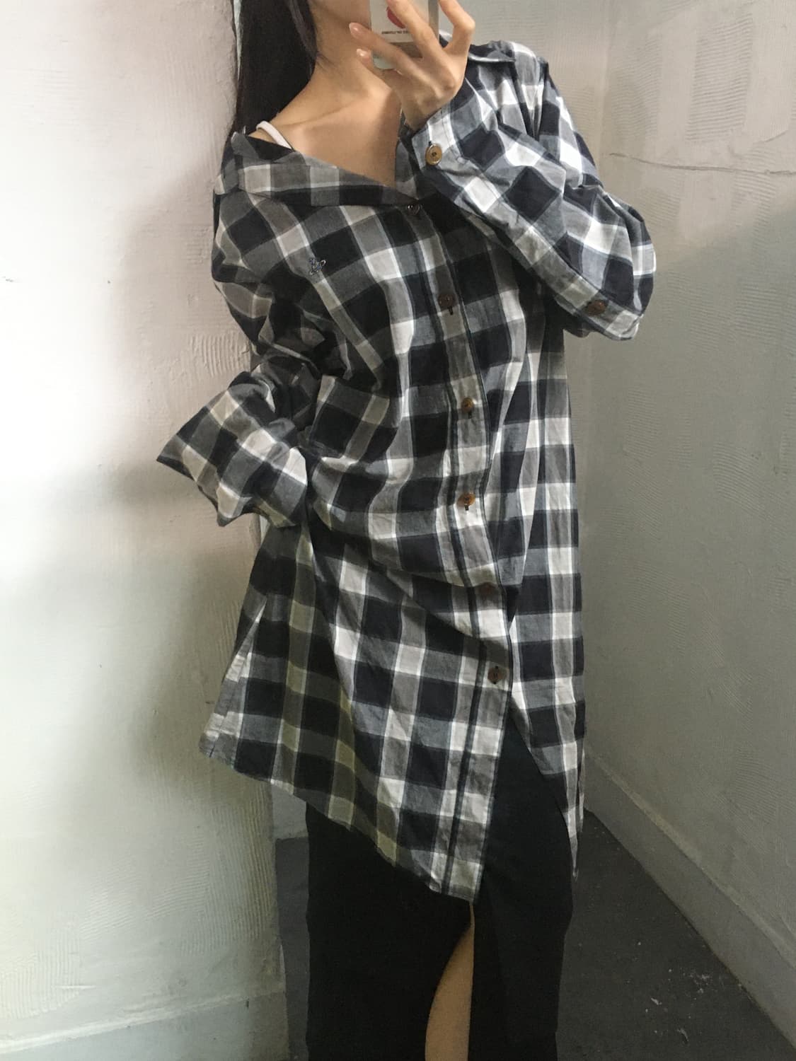 Vivienne Westwood 비비안 웨스트우드 맨즈 ORB로고 체크패 상품이미지1
