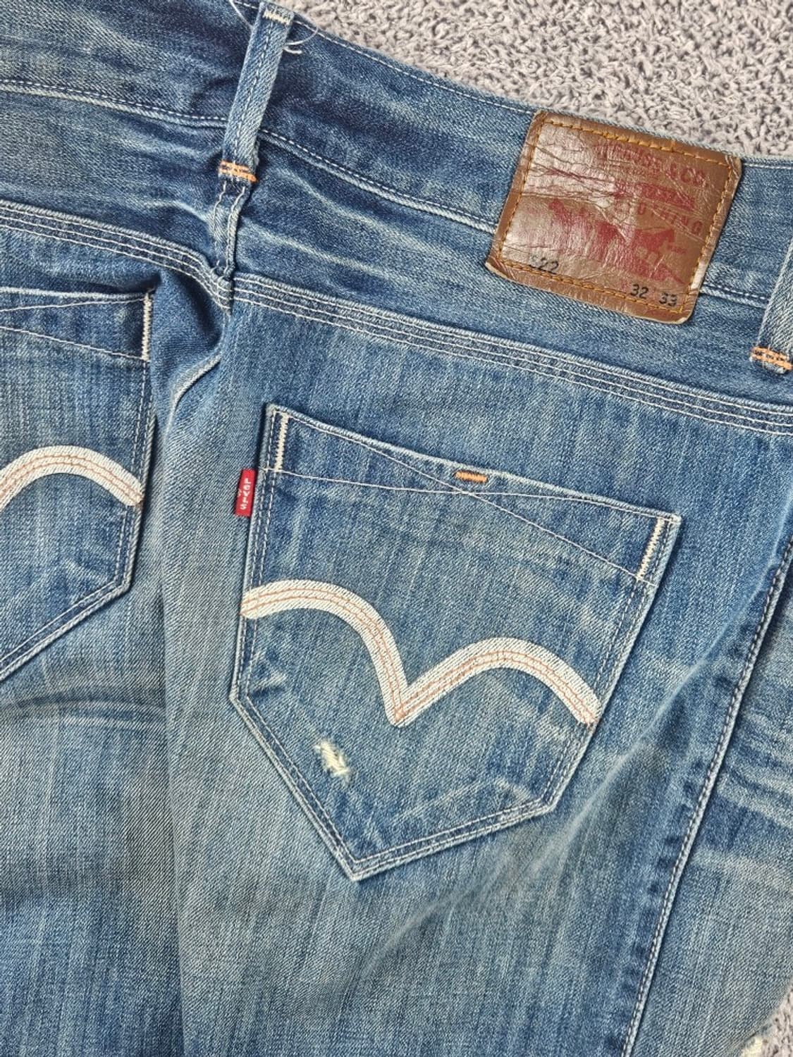 리바이스 522 데미지 워싱 진 데님 팬츠 ( 32X33 )/ 10897 상품이미지8
