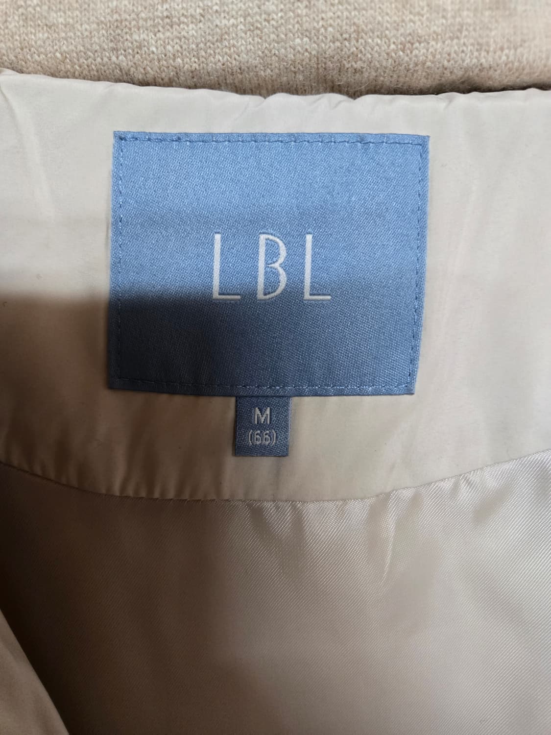 LBL 아이보리 헝가리 구스 숏패딩 66 상품이미지6