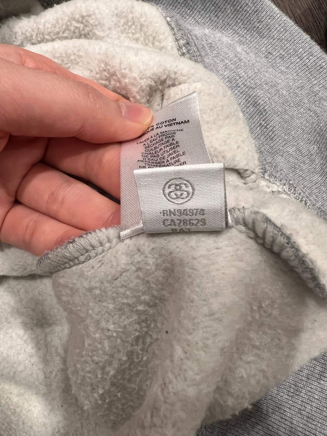 스투시 stock logo mock (grey heather) 상품이미지9