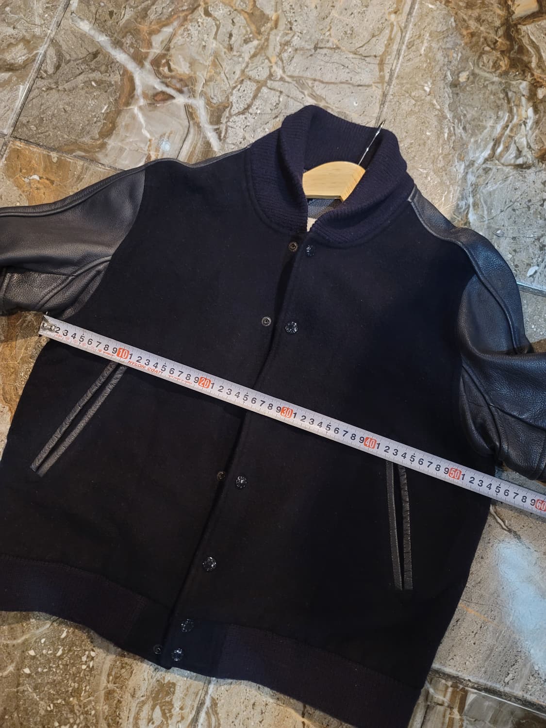 나나미카 소가죽 바시티 자켓  상품이미지6