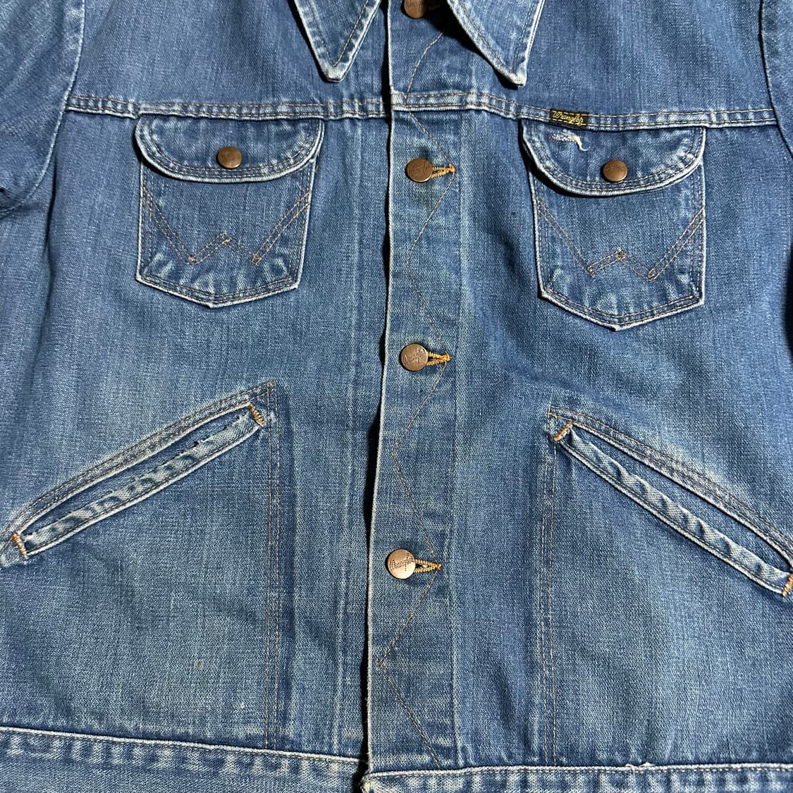 70s Wrangler 124mj 데님 자켓 상품이미지7