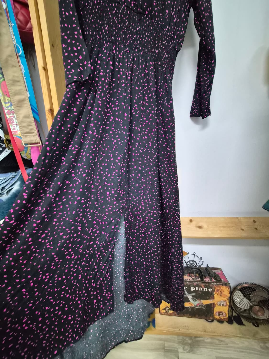 레니본 레이온 실크 롱 원피스 상품이미지4