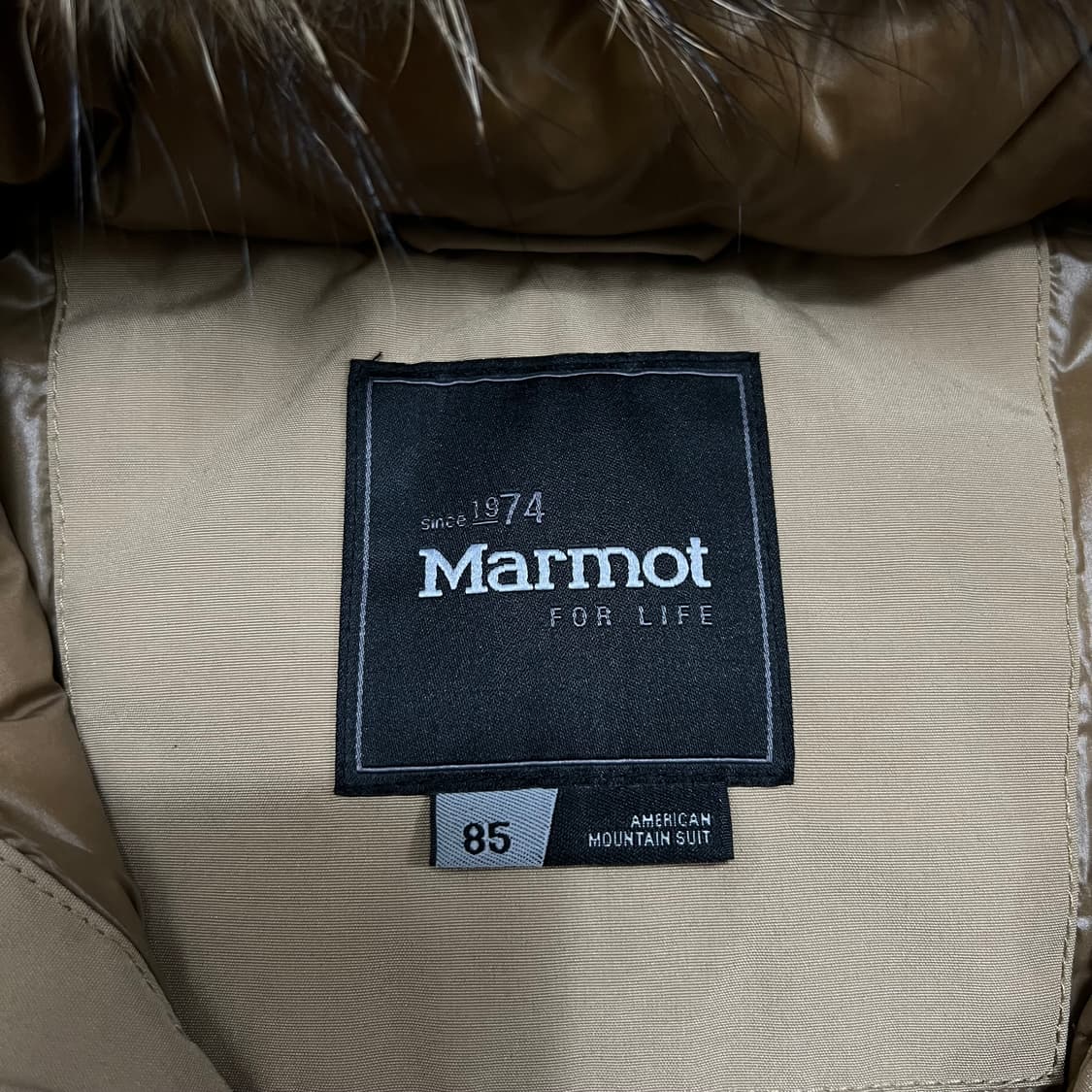 마모트 여성 라쿤퍼 후드 덕다운 야상패딩 점퍼 [베이지] S/85 상품이미지6