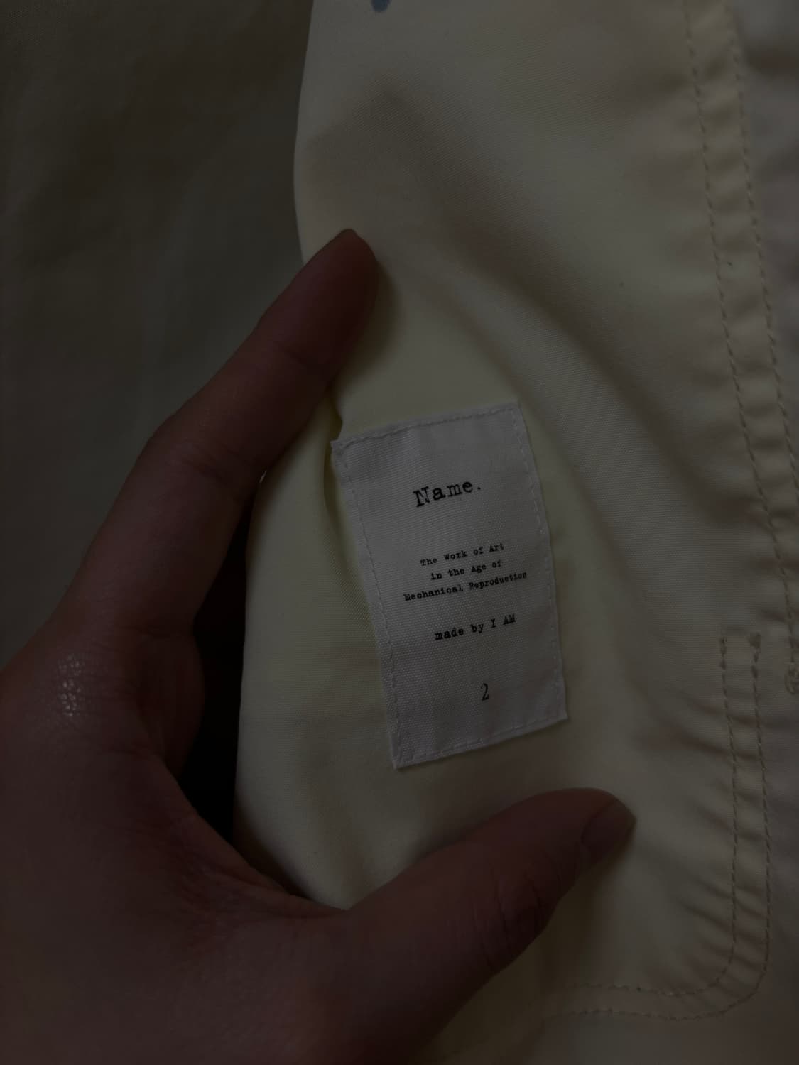 NAME. 19SS Painted Jacket 상품이미지4