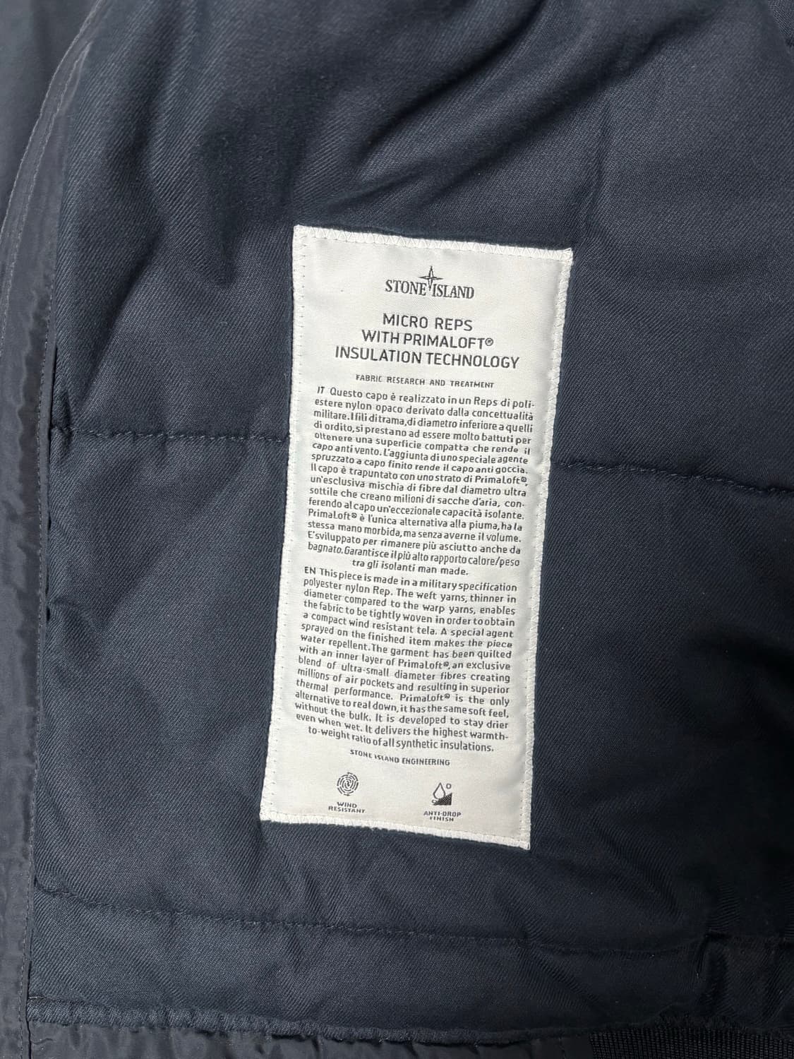 스톤아일랜드 마이크로 랩스 프리마로프트 패딩 상품이미지4