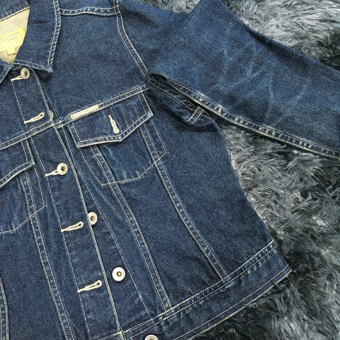 투티/A10 TIPICOSI JEANS 데님 자켓 청자켓 트러커 워싱 상품이미지4