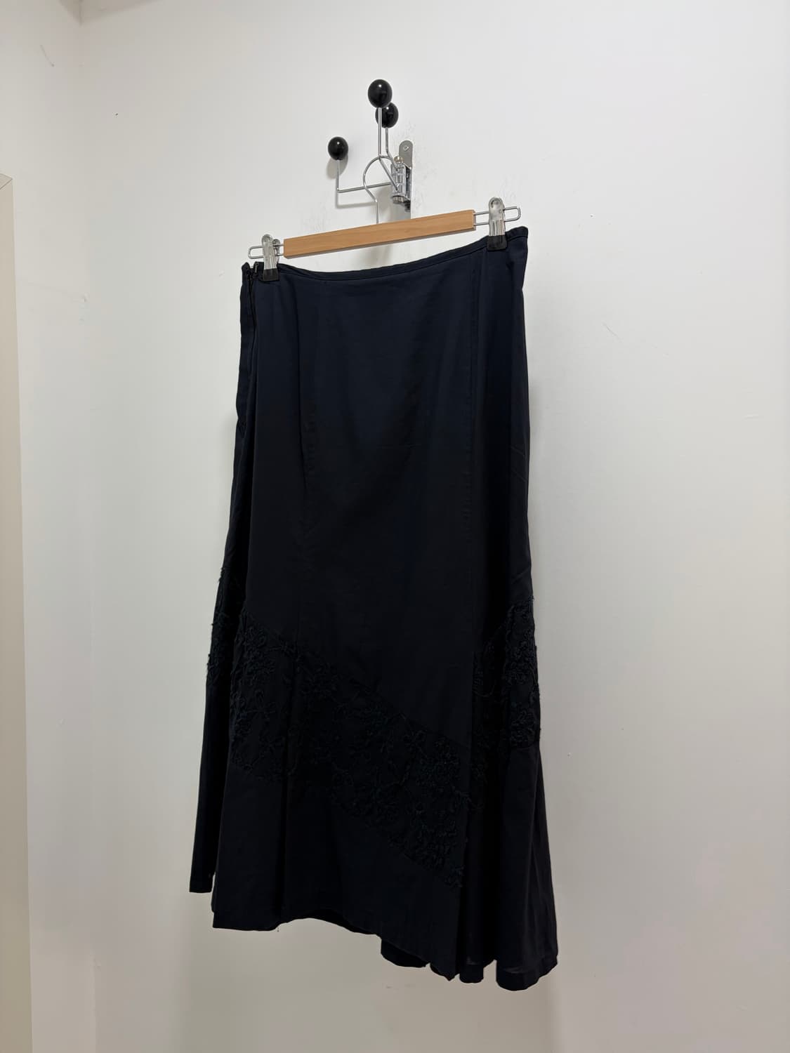 일본빈티지 사선 플레어 스커트 치마 상품이미지3