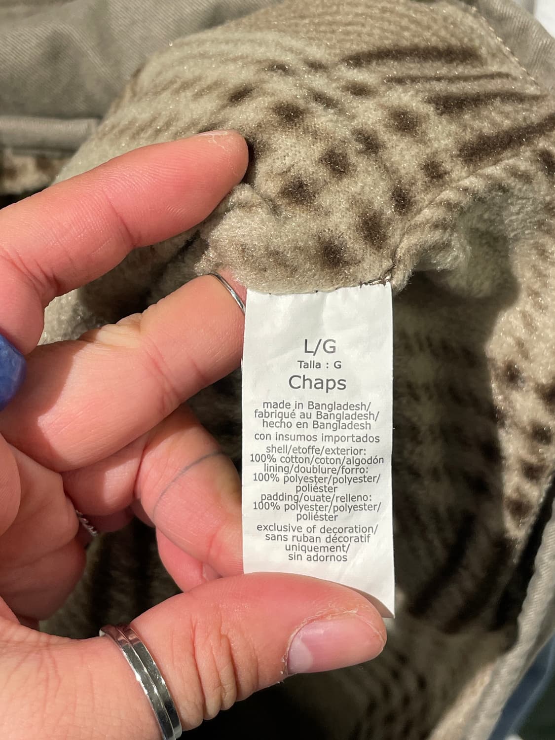 CHAPS 플리스 코튼 셔츠 상품이미지6