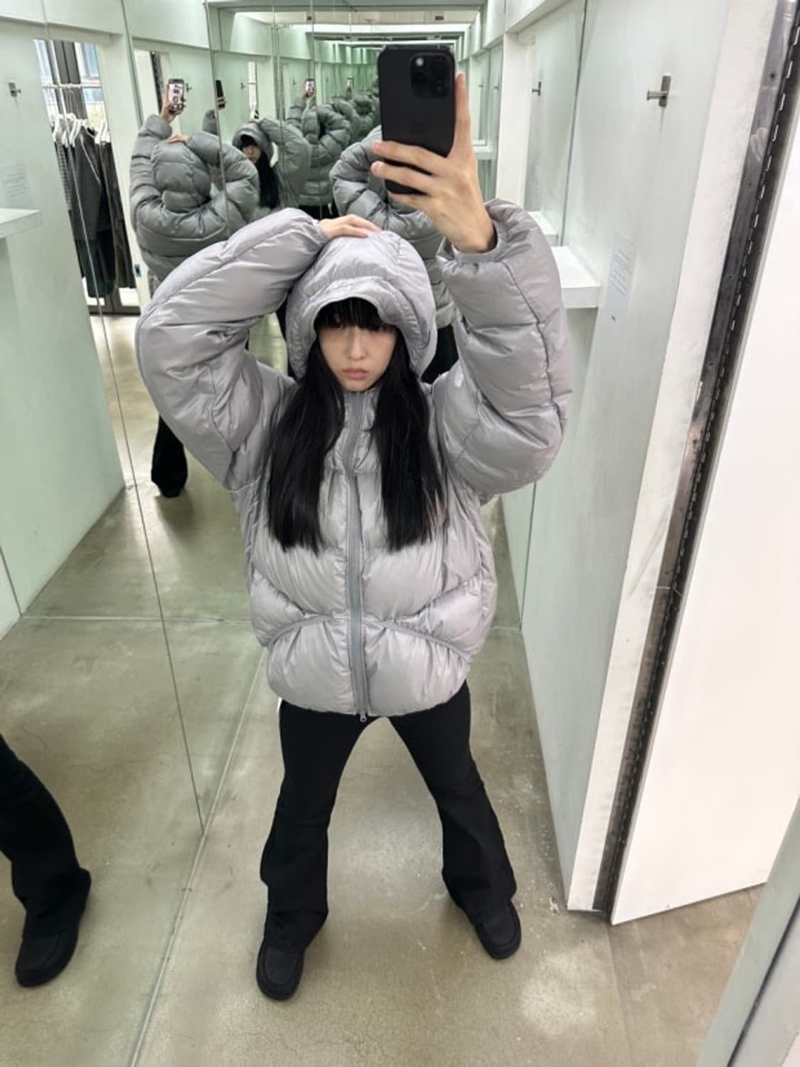 mountain padding jumper (차콜) 상품이미지4