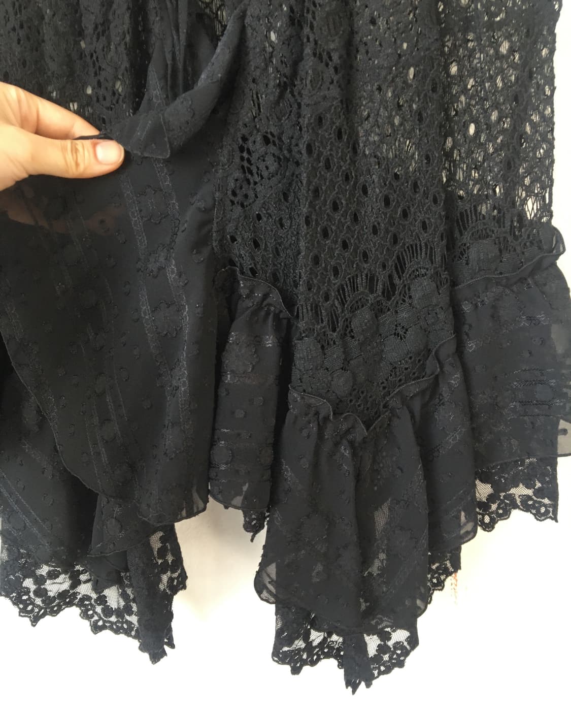 Drape point punching vest 상품이미지4