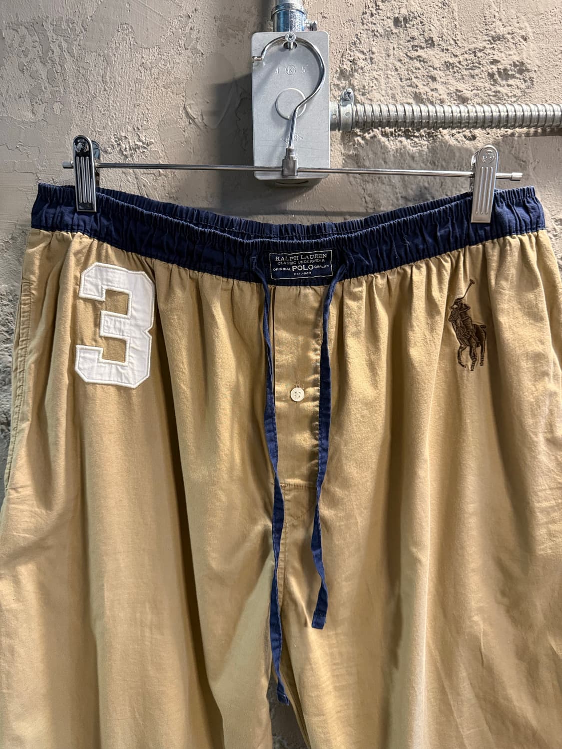 M 폴로 랄프로렌 POLO RALPH LAUREN 슬립웨어 팬츠 베이지 상품이미지5