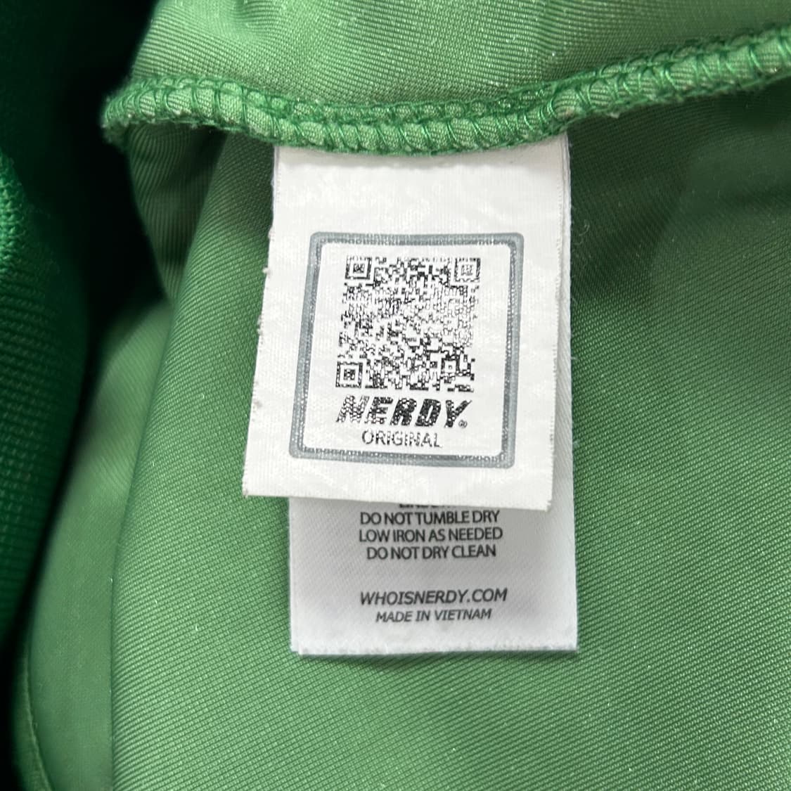 널디 그린 벨벳 트랙탑 져지(L) 상품이미지3
