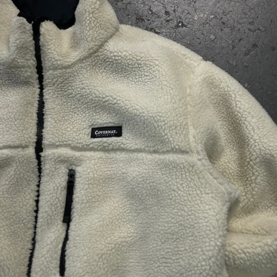 100 커버낫 리버시블 후리스 자켓  상품이미지4