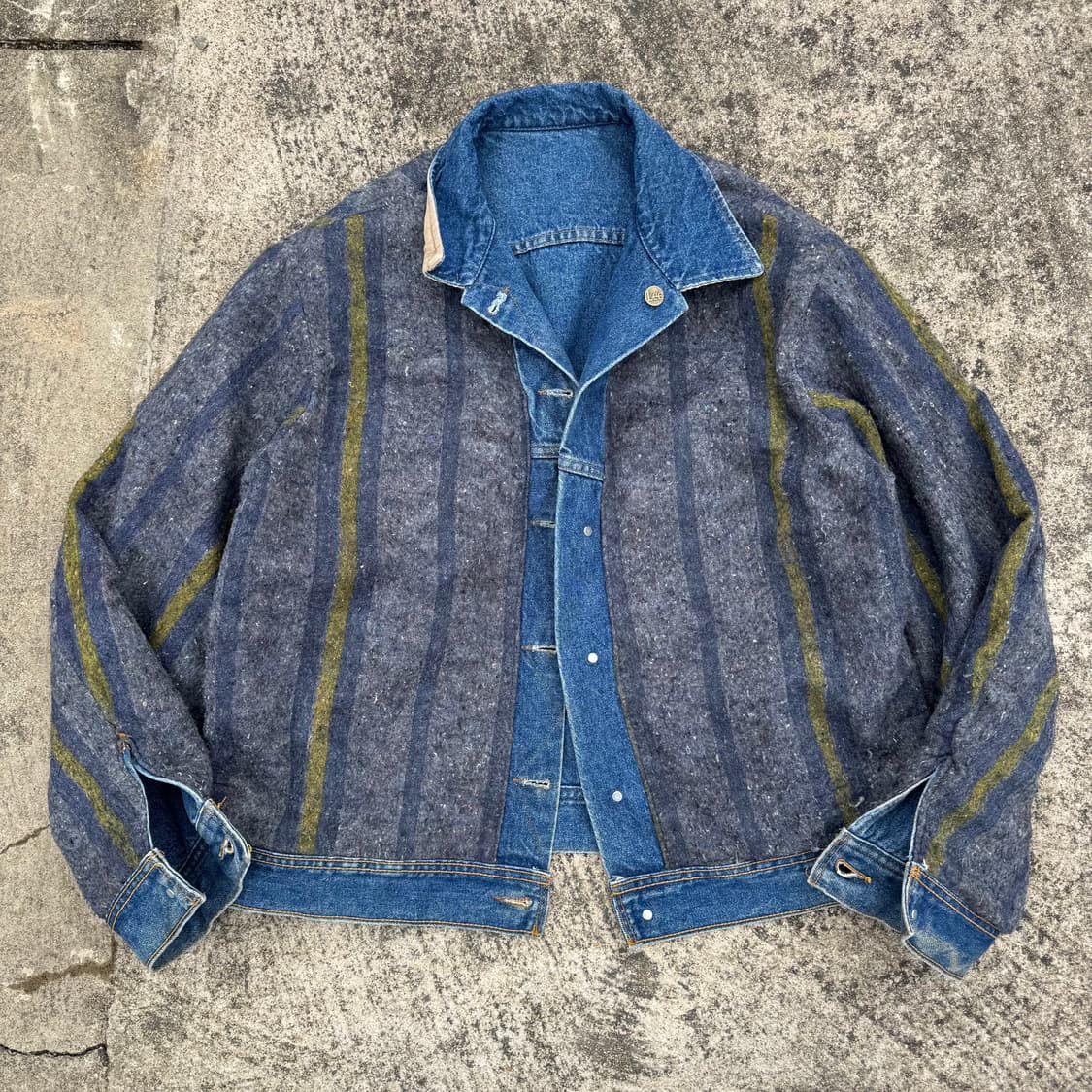 [XXL] 80s Lee 리 스톰라이더 블랭킷 데님 자켓 상품이미지3