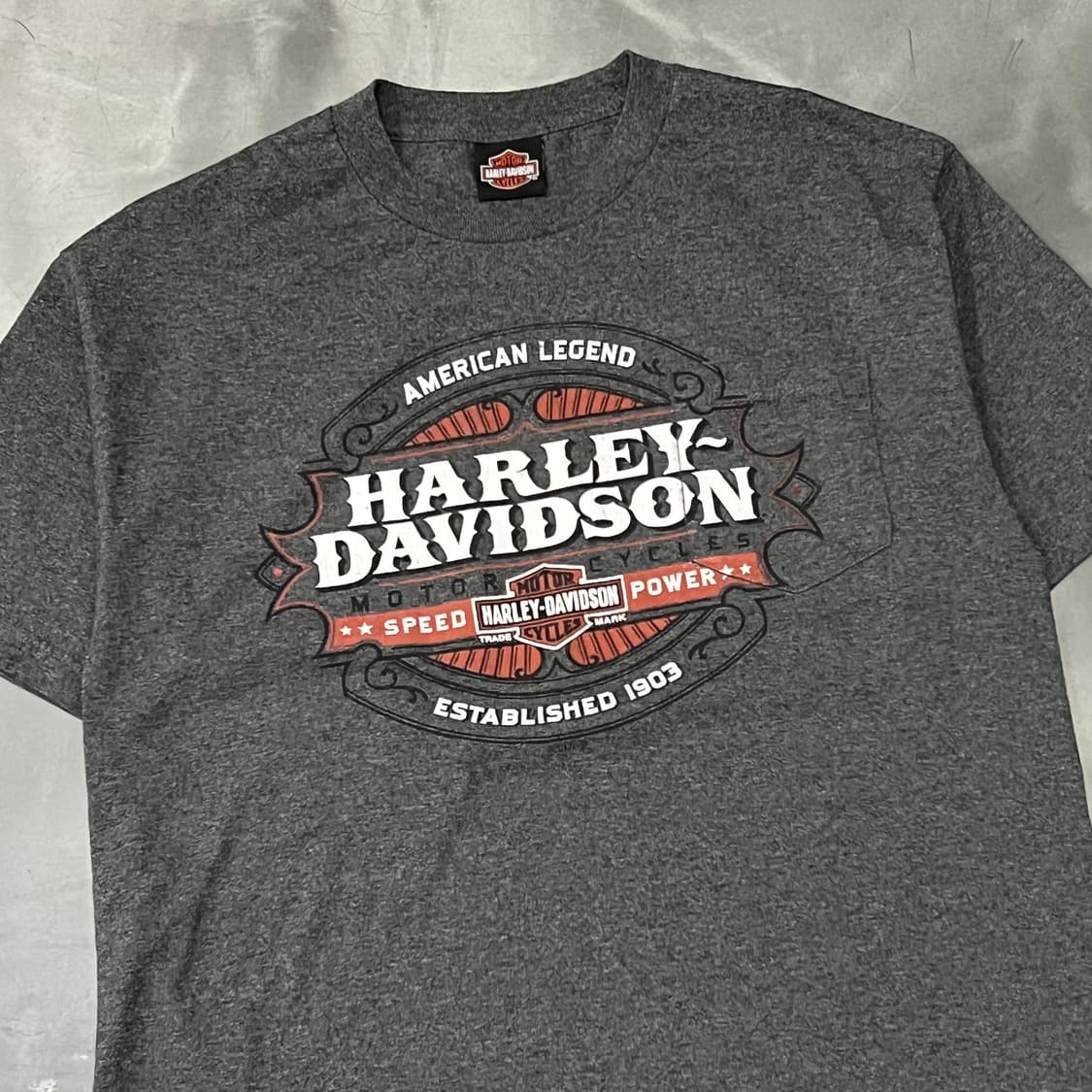  할리데이비슨 프린팅 포켓 반팔티 y15702 상품이미지3