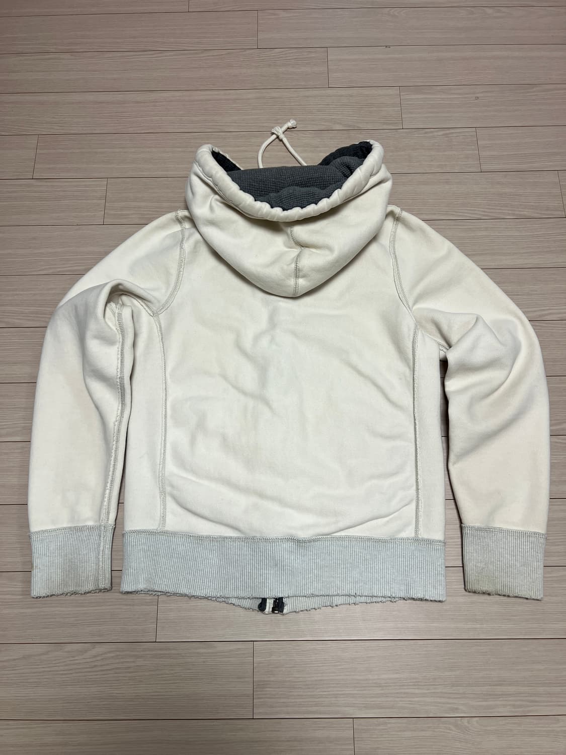 아베크롬비 & 피치 로고 후드 집업 / 아이보리 / L 상품이미지2