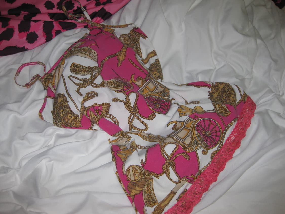 soul divas 갸루 슬리브리스 나시 핑크 상품이미지2