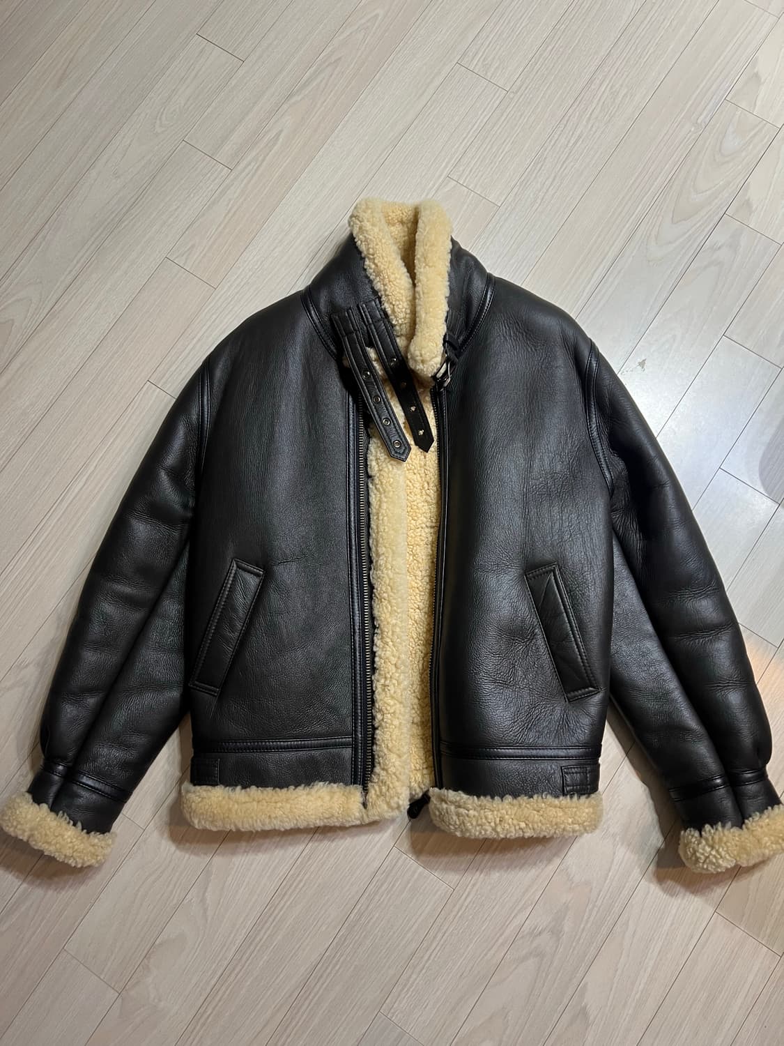 신흥사 (딤스킨) b-3 무스탕 xl (짙은갈색) 상품이미지1