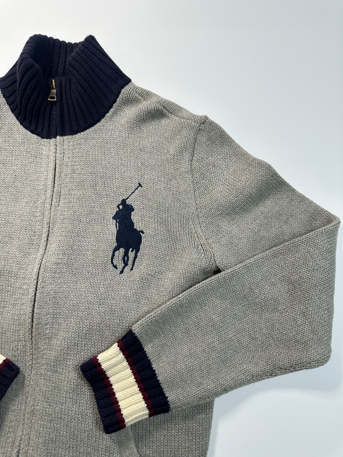 폴로 빅포니 그레이 집업 상품이미지3