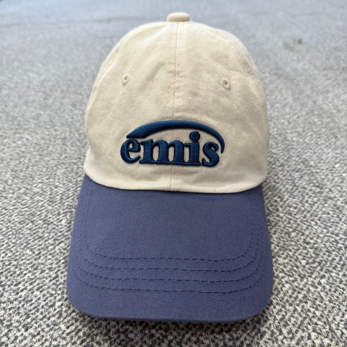 F 이미스 EMIS 뉴 로고 투톤 볼캡 모자 상품이미지2