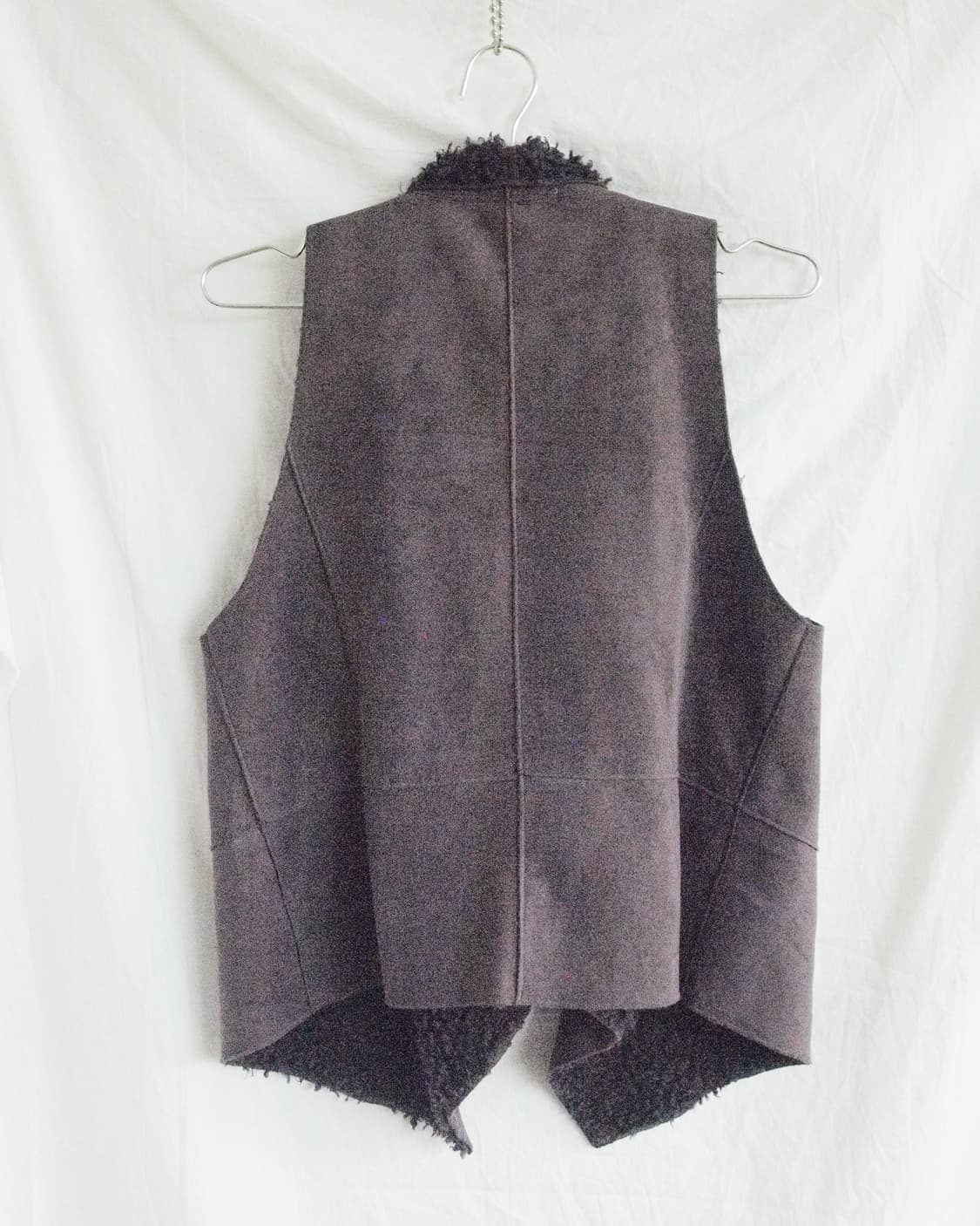 dkny asymmetric mouton vest 상품이미지5